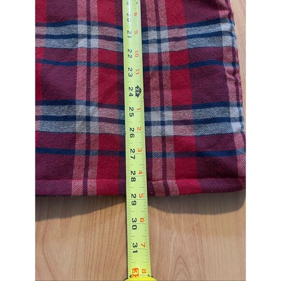 Volcom Red Plaid Work Wear Jacket Men’s Size L - Picture 4 of 6